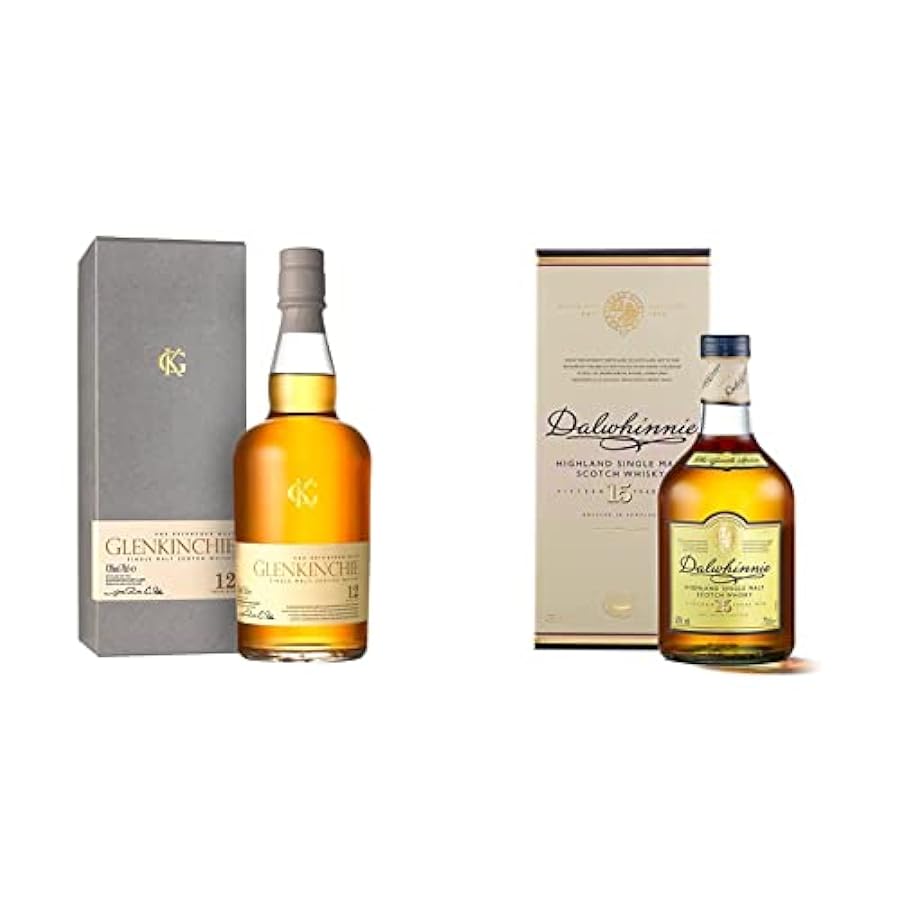 Glenkinchie 12 Year Old Whisky - 70 cl & Dalwhinnie 15 