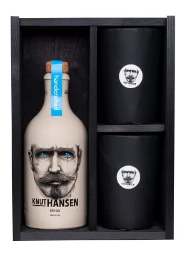 Knut Hansen Dry Gin 42% Vol 0.5 l in Confezione Regalo con Keramiktasse 184574930