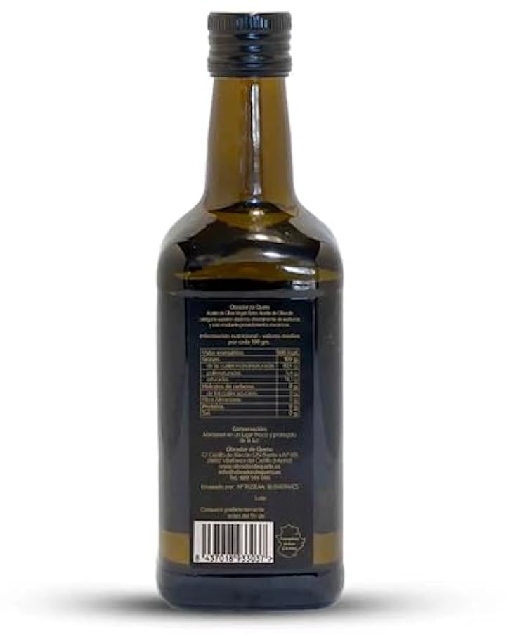 Olio extravergine d´oliva. Varietà picual. Olio Extra Vergine di Oliva nel formato da 500ml (Confezione da 5) in bottiglia. Olio extravergine Gourmet. Ideale per uso proprio o come regalo. Olive Oil. 639263480