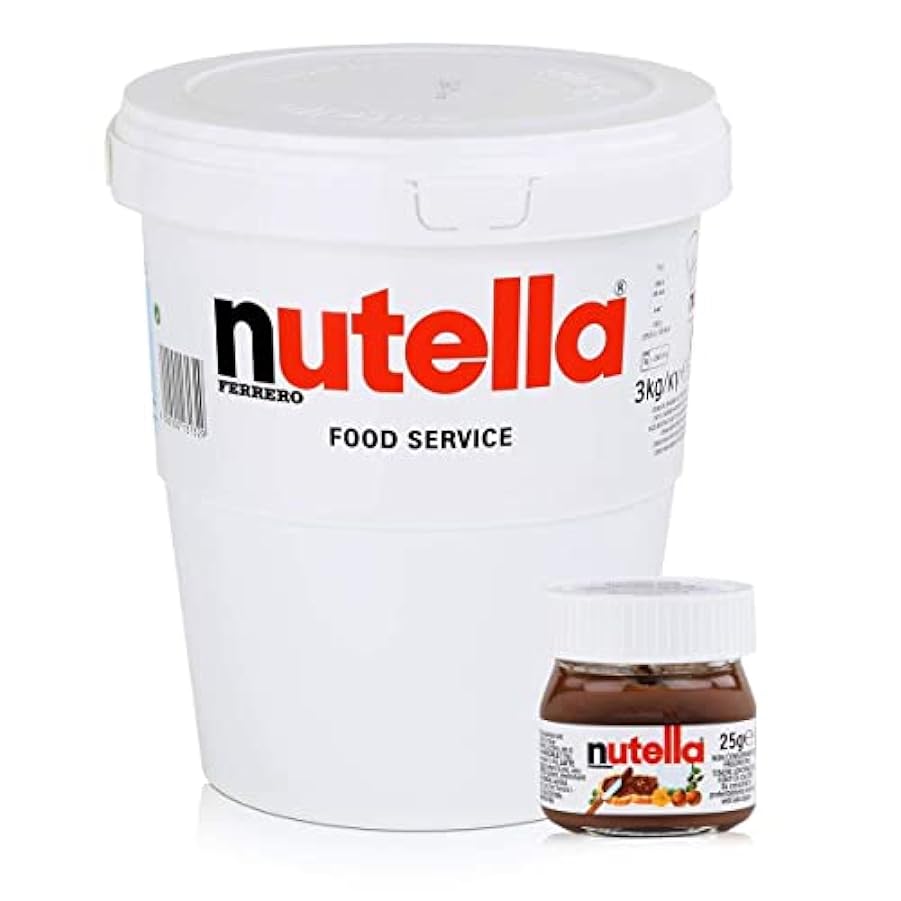 Nutella Ferrero Vasetto Regalo con piccolo Vasetto 3,025kg 234854929