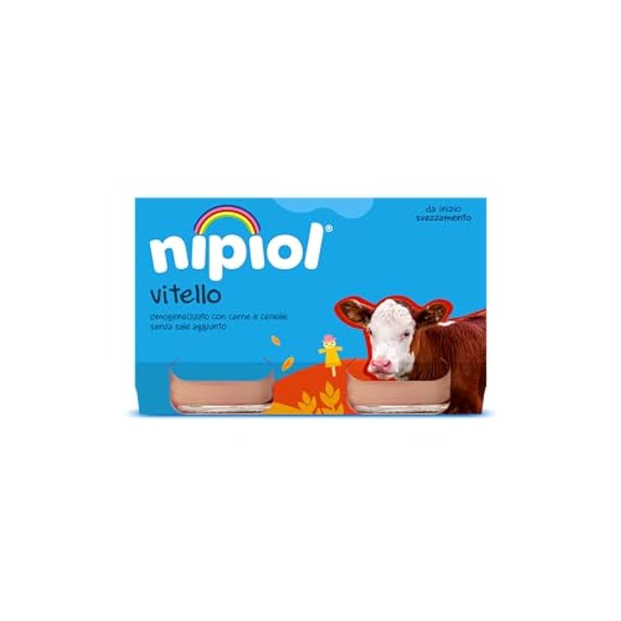 Nipiol Omogeneizzato Vitello - 2x120 g, 12 Confezioni 5