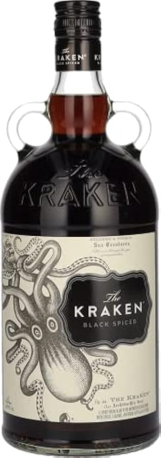 The Kraken 100cl - Rum nero speziato: canna da zucchero