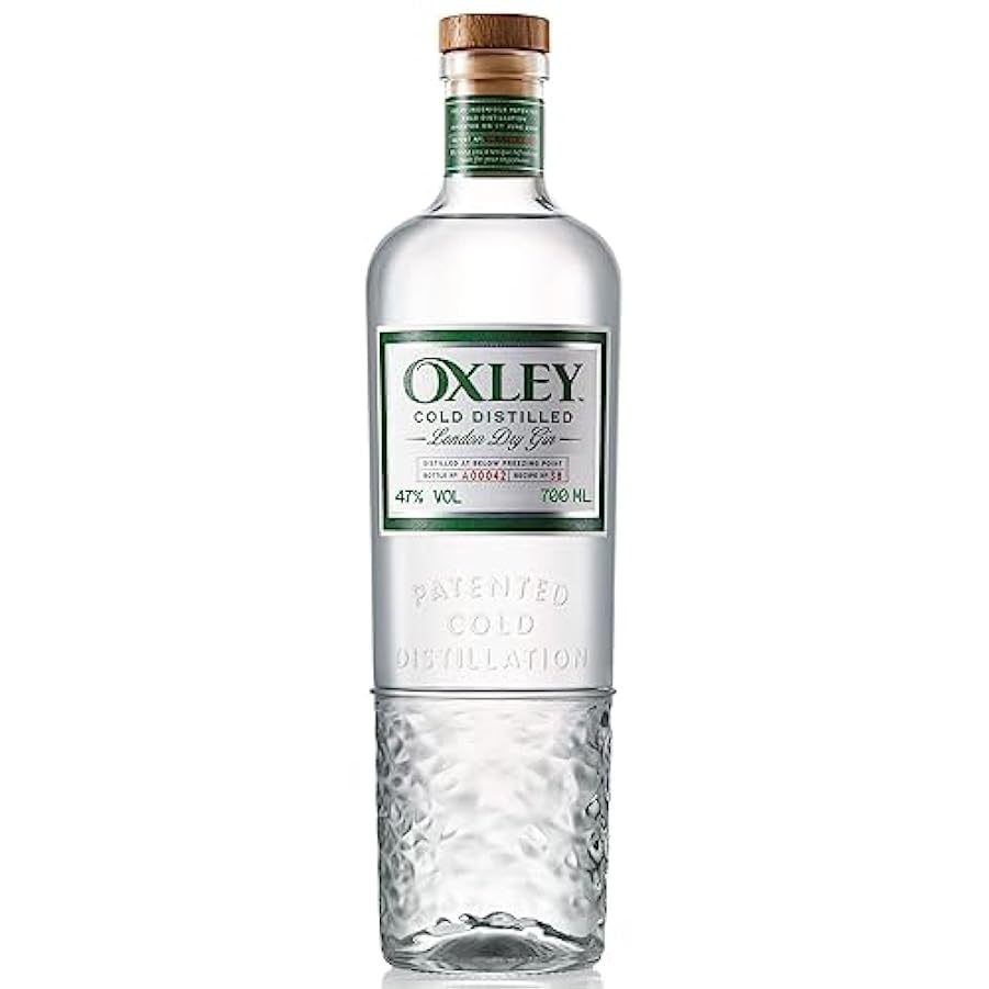Oxley Small Batch Premium Gin, distillato a freddo a temperature glaciali per esaltare al massimo i botanical, Vol. 47%, 70cl / 700ml 978222158