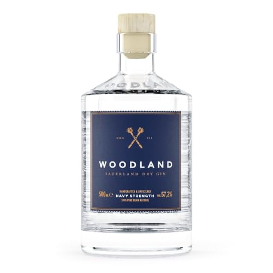 Woodland Sauerland Dry Gin NAVY STRENGTH 57,2% Vol. 0,5