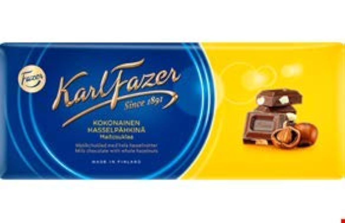 Karl Fazer Nocciole Intere in Cioccolato al Latte 200g 