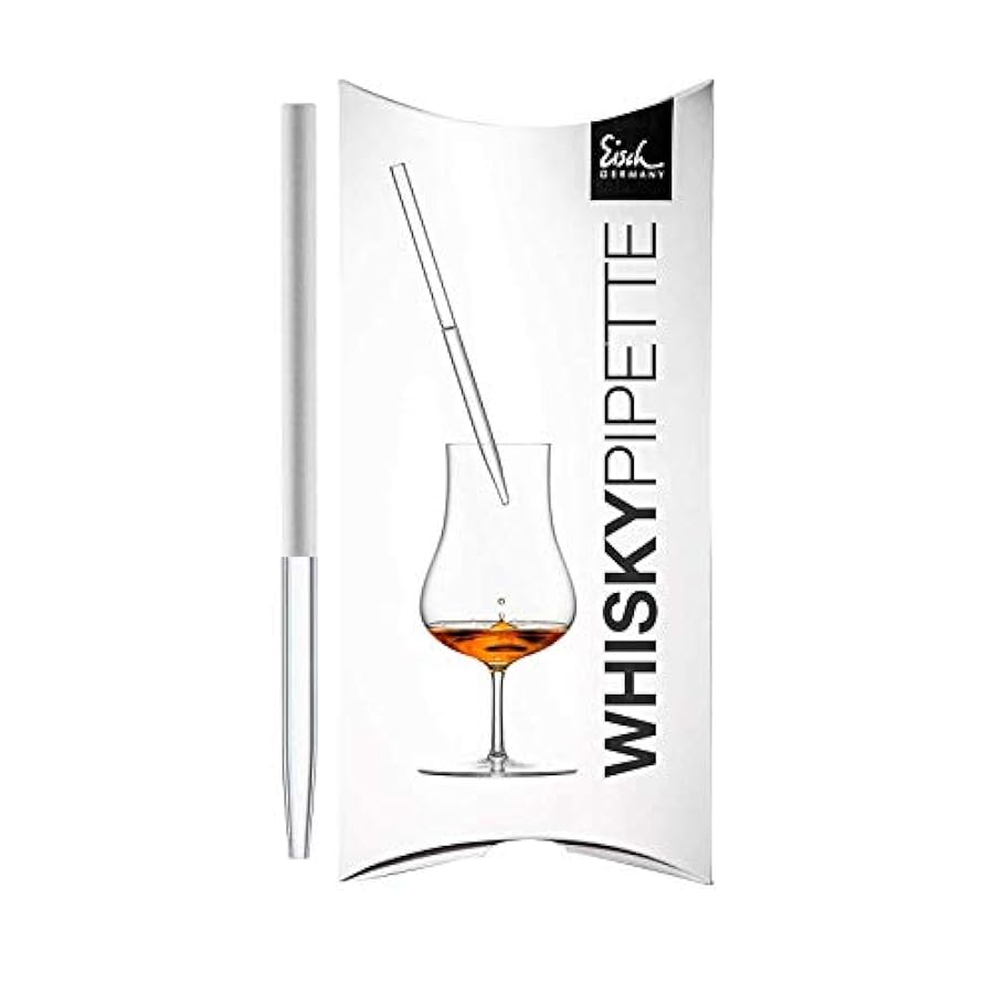 Eisch Gentleman Whisky Pipetta in Regalo - Bianco 25492