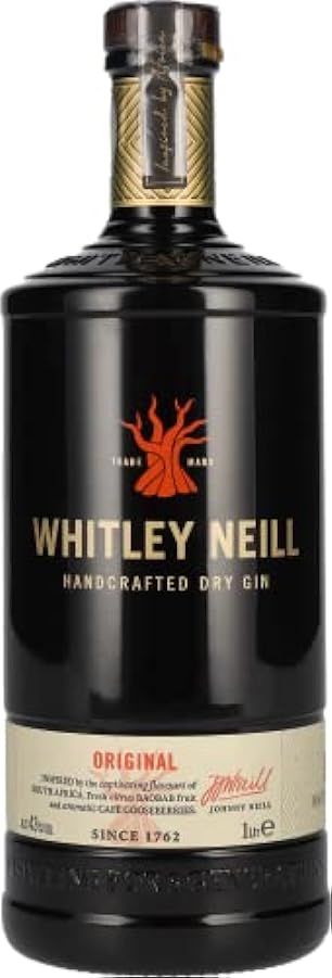 Whitley Neill Original Dry Gin 43% Vol 1 l 919174018