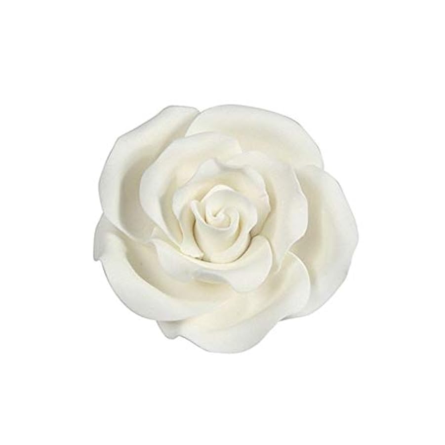 Culpitt WHITE 38mm M Edible Sugar Soft Roses Wedding Cup Cake Icing Decoration 544487577