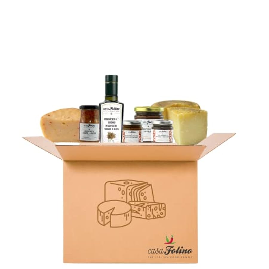 CasaFolino - Box Degustazione Formaggi e Confetture, Box Alimenti Regalo, Box Formaggi Misti e Confetture Artigianali 535782875
