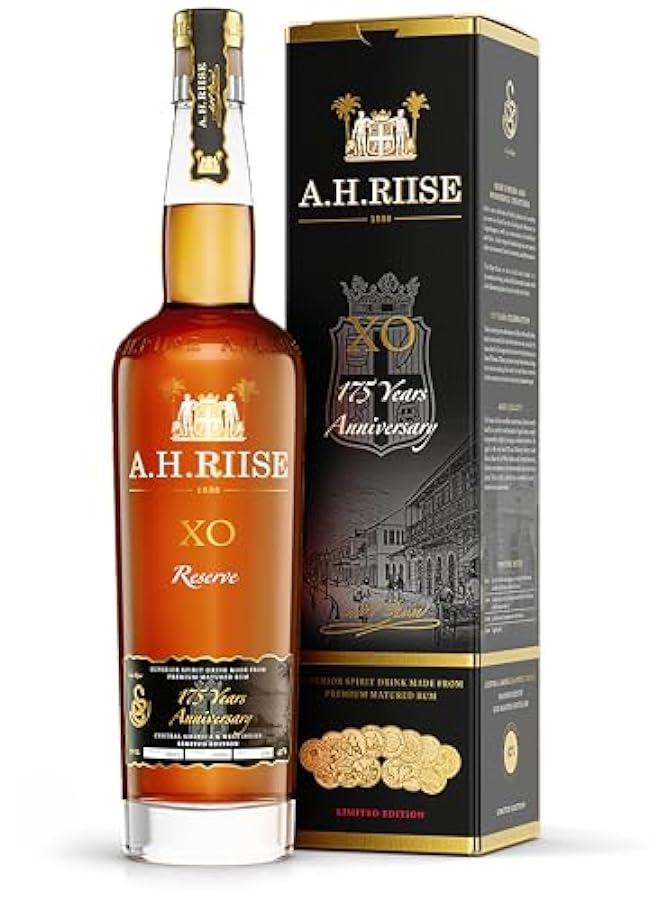 A.H. Riise X.O. Reserve 175 YEARS ANNIVERSARY Rum - Old