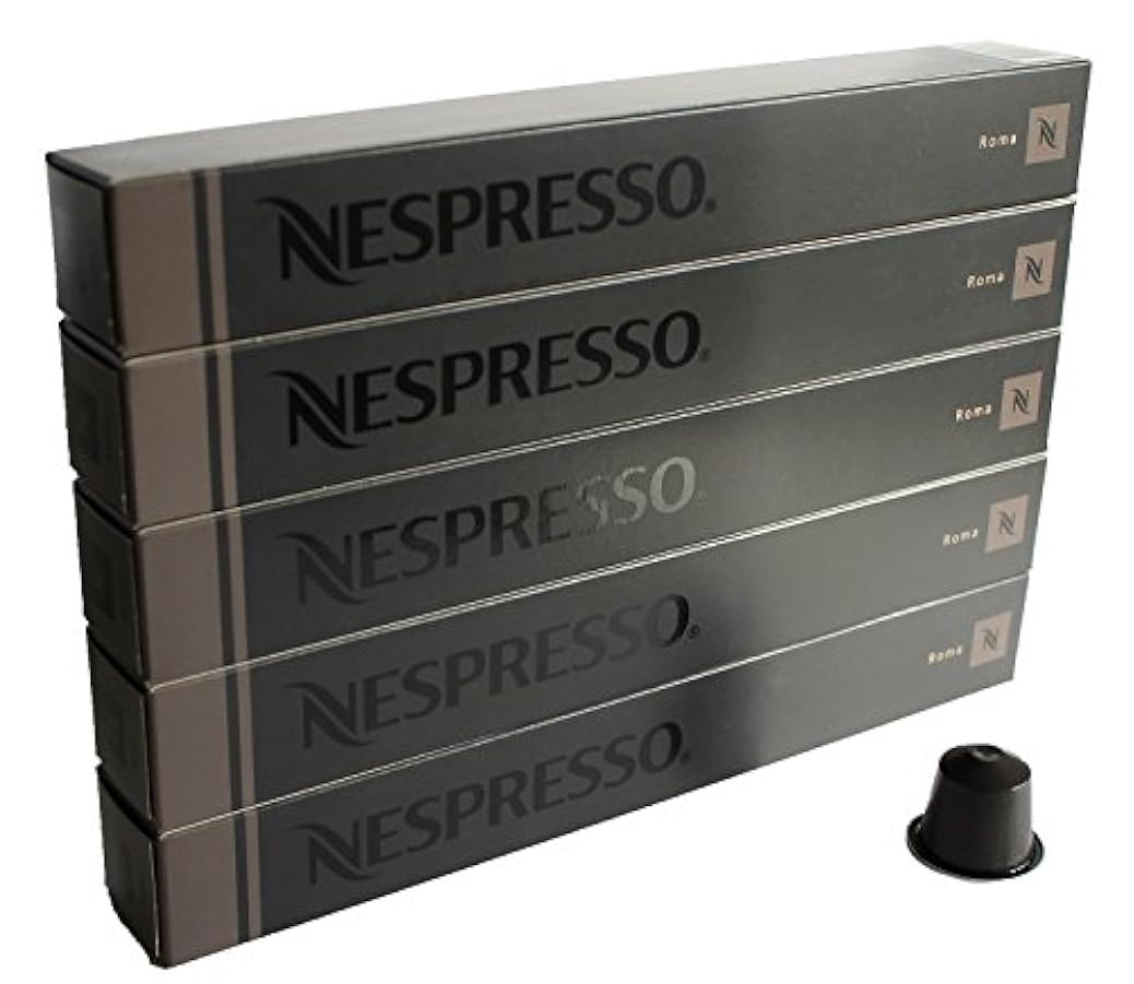 NESPRESSO Capsule Originali Espresso Roma, 50 Capsule 8