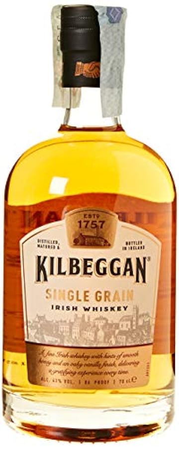 Kilbeggan Single Grain Irish Whiskey, Whisky Irlandais 