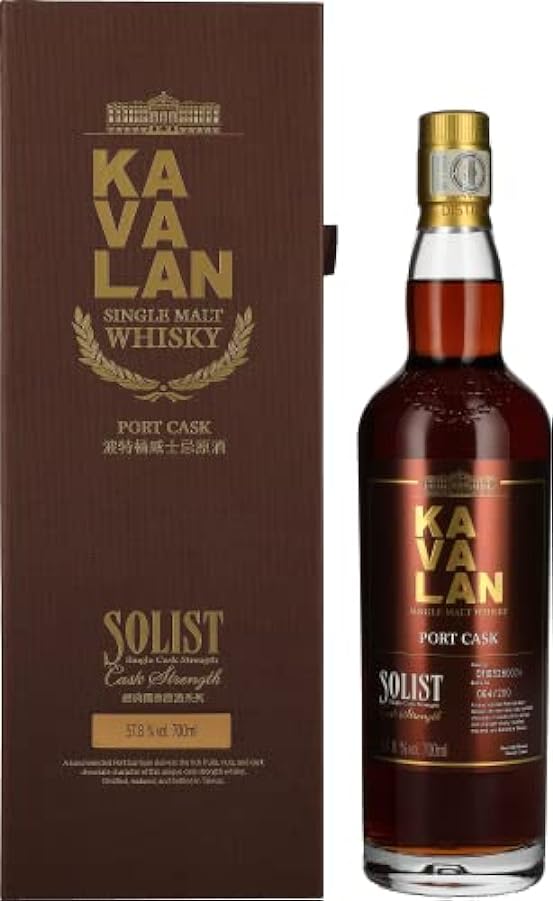 Kavalan SOLIST Single Malt Whisky Port Cask 59,4% Vol. 0,7l in Giftbox 949079661