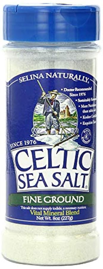 Celtic Sea Salt?, Fine Ground, By The Grain & Salt Society, 8 oz. Shaker 666864222