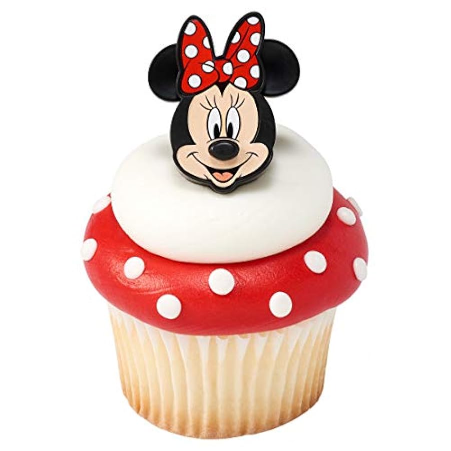 24 anelli per cupcake Minnie Mouse 287252964