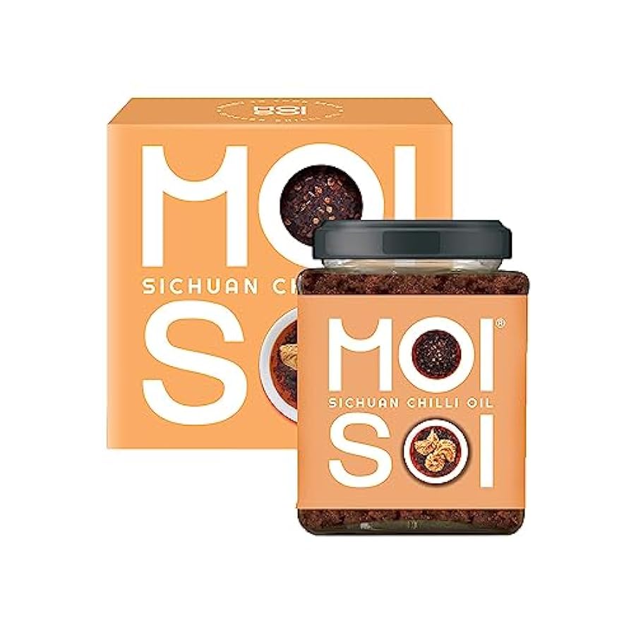 MOI SOI Sichuan Chilli Oil Premium Quality Sauce Dip Best Chilli Oil Cook Dipping Sauce Marinate Spread-Stir Fry Cooking Sauce Vegan Friendly Gluten Free Product No MSG, 175 gm 849590213