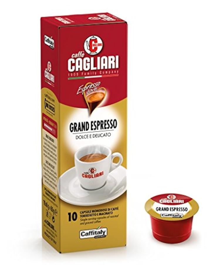 100 Capsule Caffitaly System Caffe´ Cagliari Grand