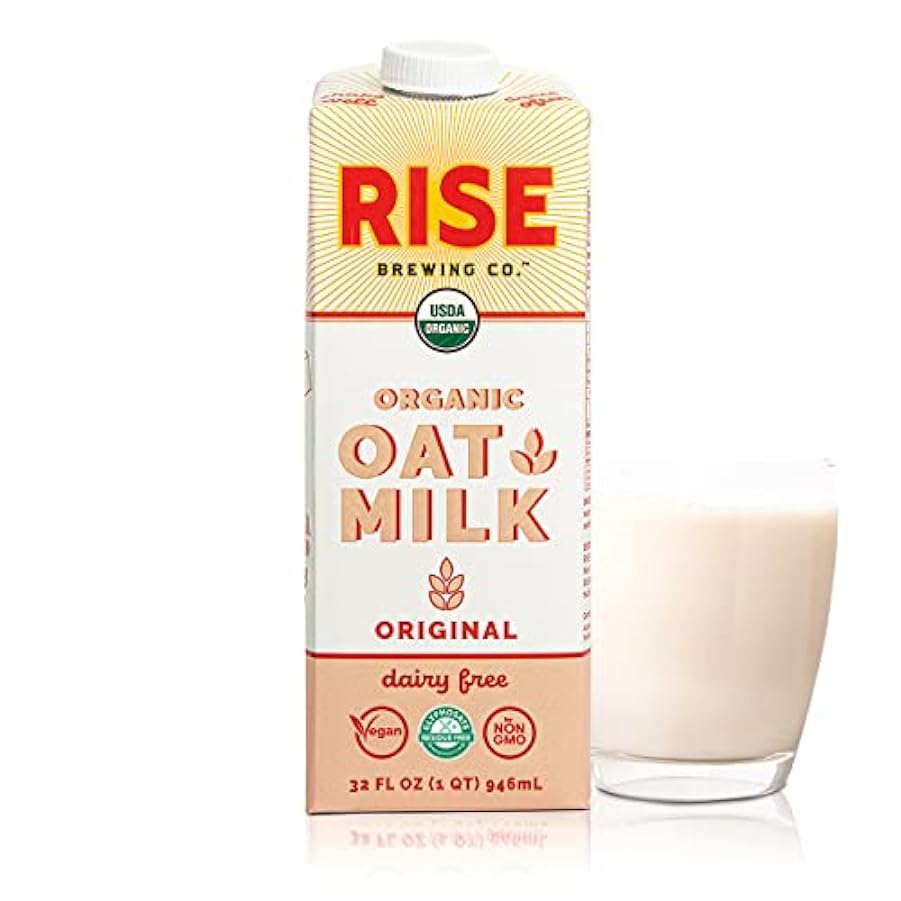 Rise Brewing Co. | Latte d´avena originale | USDA BIO & Non-OGM | Vegan & Non-Dairy | Confezione da 6 968867320