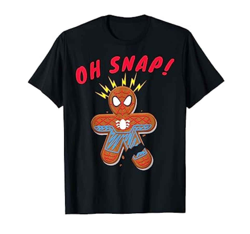 Marvel Spider-Man Oh Snap Gingerbread Cookie T-Shirt 69