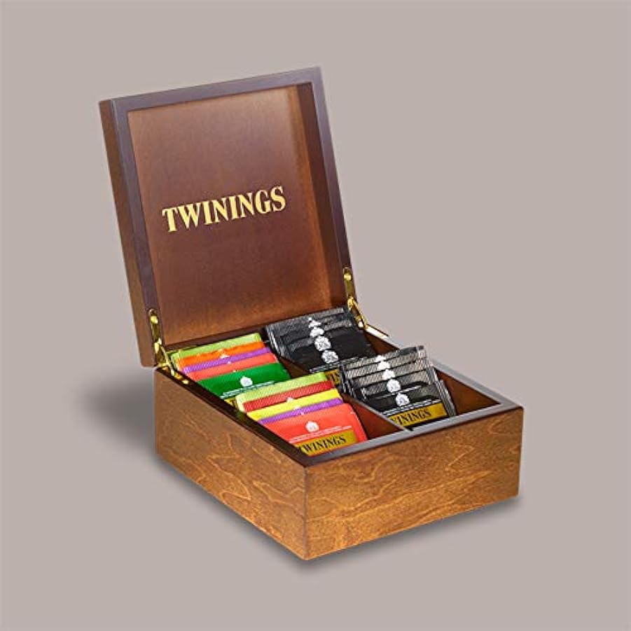 Scatola regalo di Thè in legno Twinings con 40 bustine di tè classici inglesi 480018923