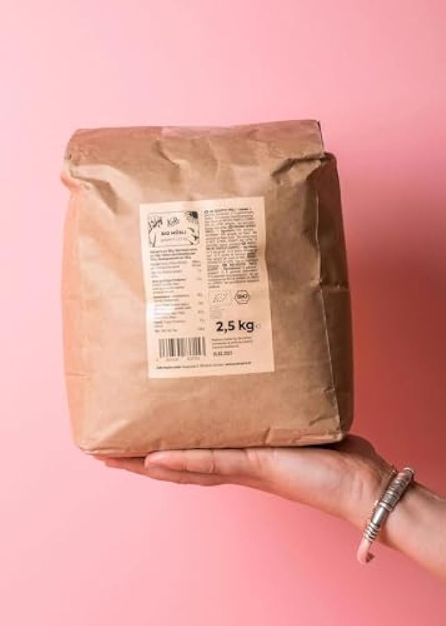 KoRo - Muesli bio 2,5 kg - Mix di cereali germinati biologici senza zucchero, ideali per colazione, pane, barrette e biscotti, ricchi di fibre, formato conveniente 952909365
