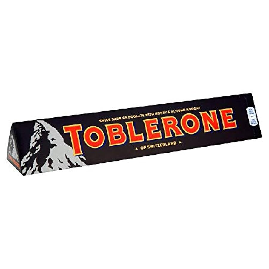Toblerone Dark Chocolate Bar 360g Confezione da 4 Pezzi