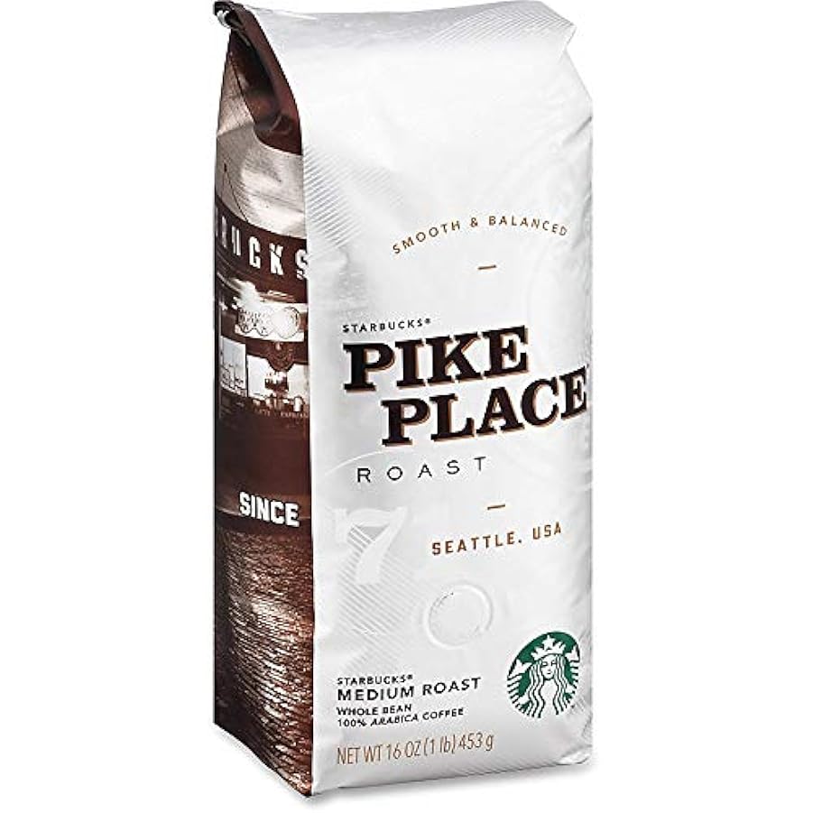 Starbucks Pike Place® Roast Whole Bean Coffee (1lb) 12654841