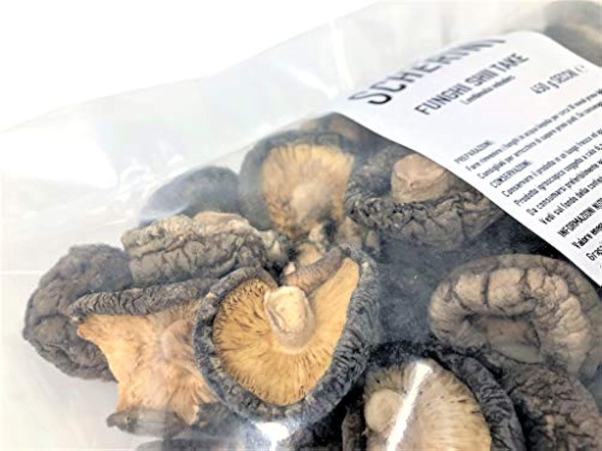 Scherini Valtellina - Raffinati funghi Shiitake secchi per buongustai 450g 923338941