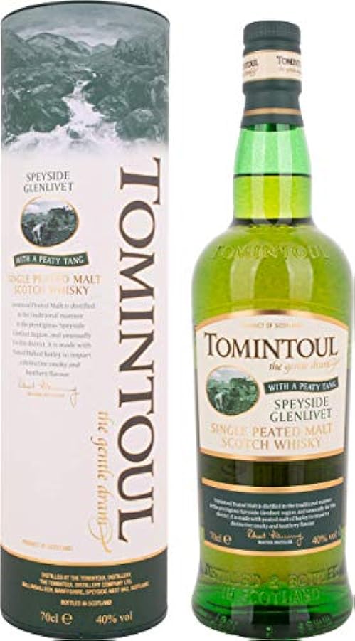Tomintoul Single Peated Malt Scotch Whisky WITH A PEATY