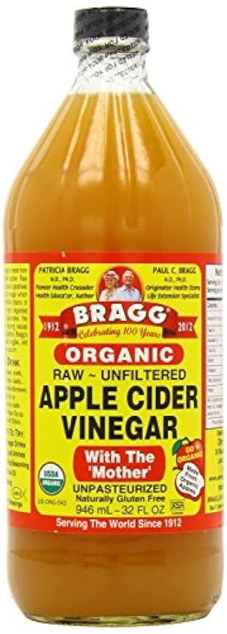 Braggs - Aceto di sidro di mele biologico, 946 ml, confezione da 6 957662699