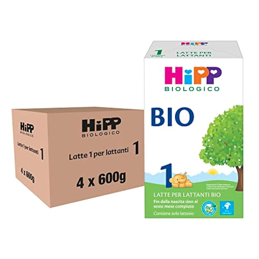 HiPP - Latte 1 per Lattanti Bio per Neonati in Polvere,