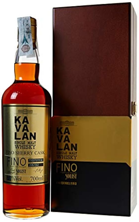 Kavalan SOLIST FINO SHERRY CASK Single Malt Whisky 57,8% Vol. 0,7l in Holzkiste 377517291