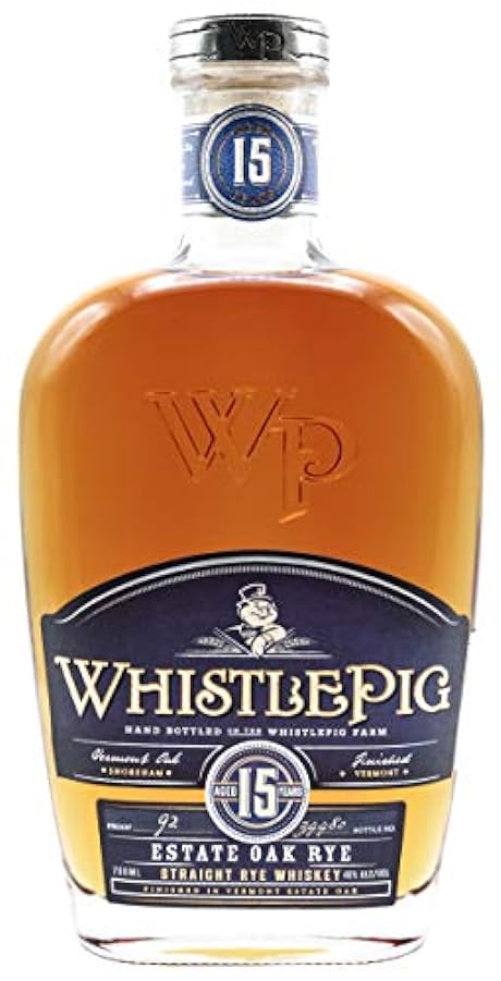 Ocho Whistlepig Straight Rye Whiskey Vermont Estate Oak