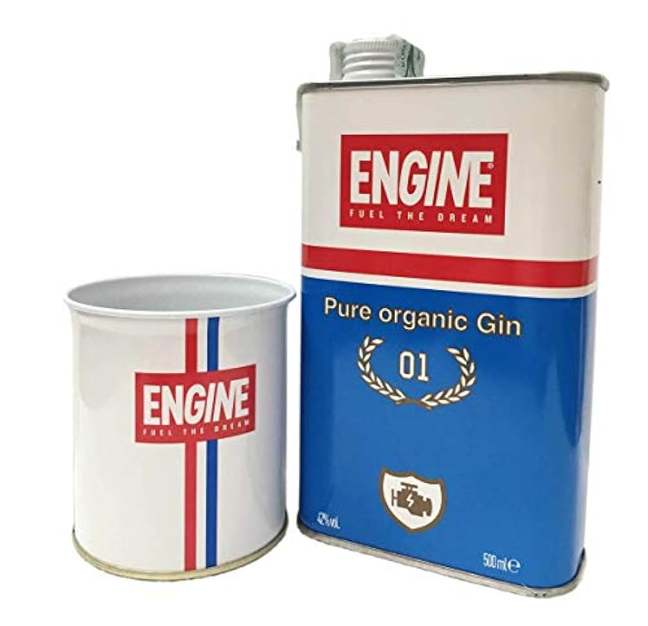 Gin Engine Cl.50 Con Bicchiere Basso In Metallo 3576488