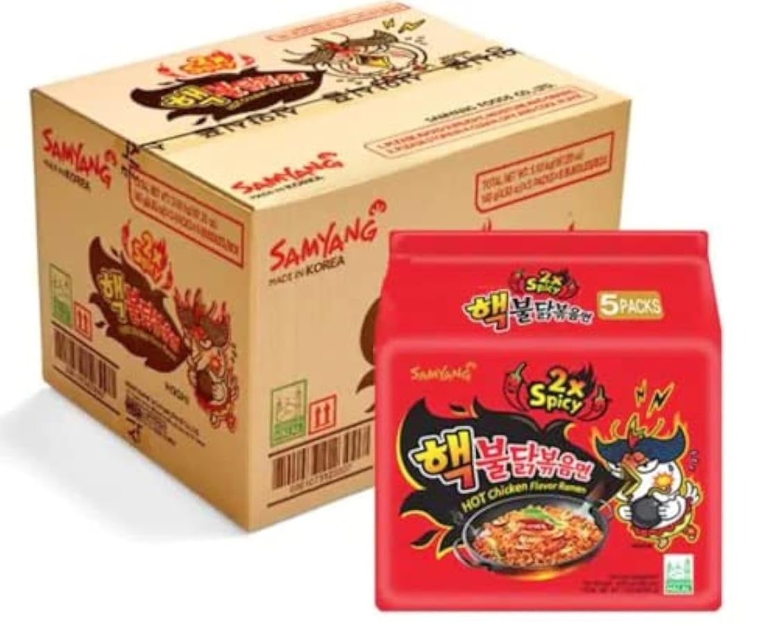 SPICEHUB Samyang Hot Chicken 2Xpicy Flavour Ramen 140g (confezione da 40) 477067930