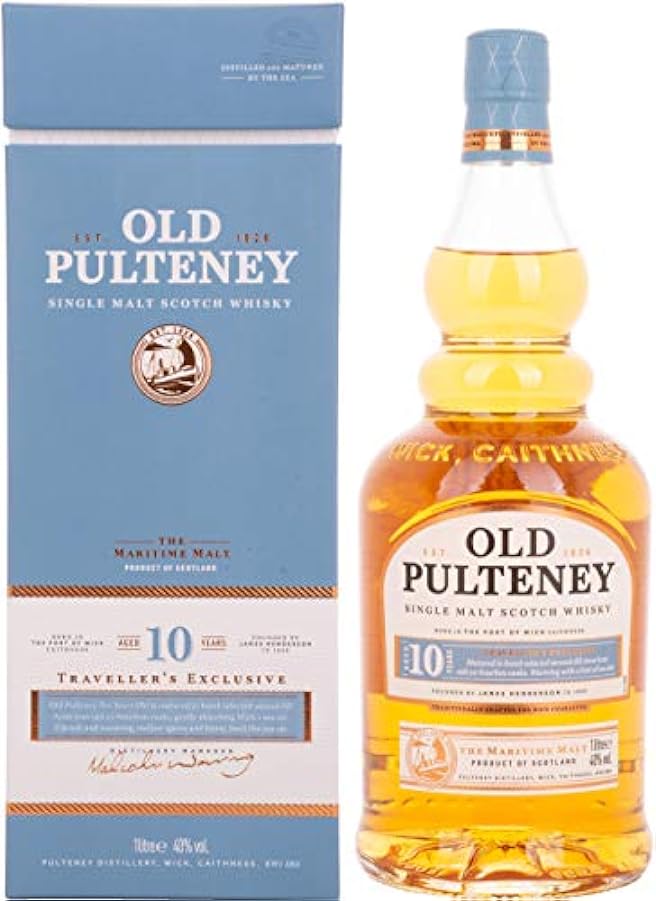 Old Pulteney 10 Years Old Single Malt TRAVELLER´S EXCLUSIVE 40% Vol. 1l in Giftbox 115398482