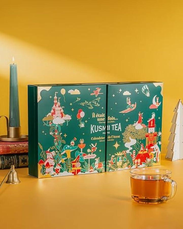Kusmi Tea - Calendario dell´avvento Kusmi Tea 2023 - C´era una volta - 24 sorprese per gli amanti dei tè e degli infusi biologici - Bustine di tè, scatole sfuse e accessori 86395404