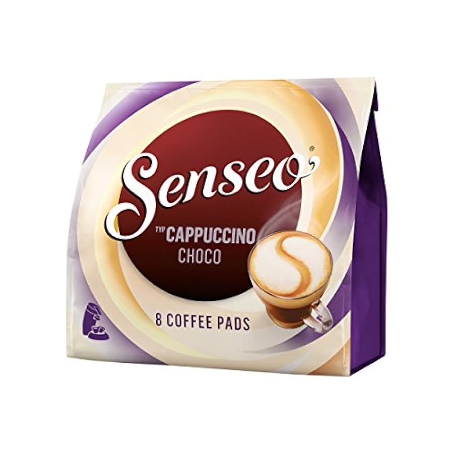 Senseo Cappuccino Choco, Bevanda Calda, con Cioccolata, 10 Confezioni x 8 Cialde 187810033