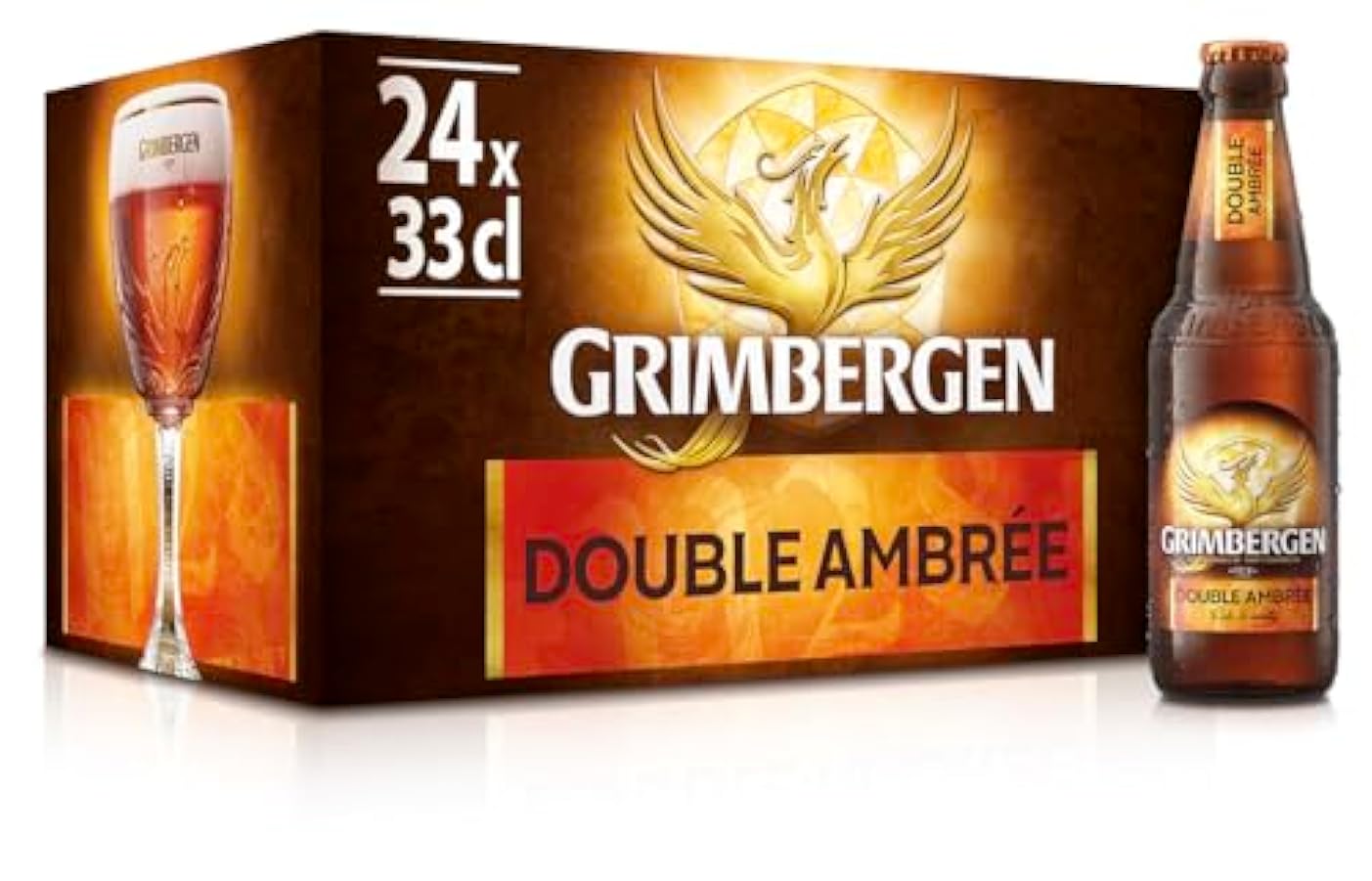 Grimbergen Birra Double Ambree (Abbey) - 24 bottiglie d