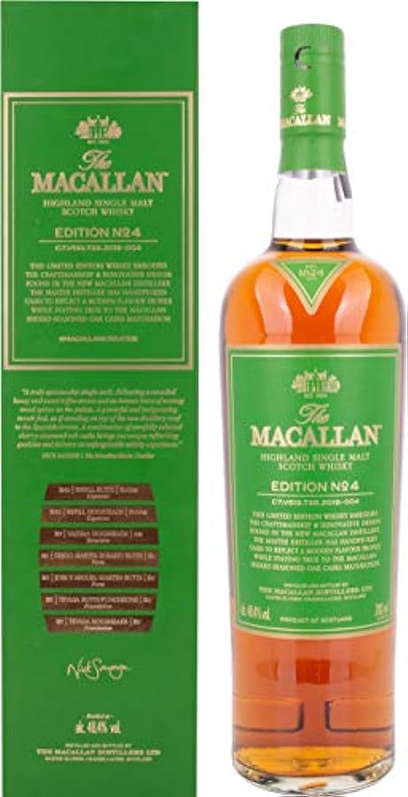 The Macallan EDITION N° 4 Highland Single Malt 48,4% Vol. 0,7l in Giftbox 30055390