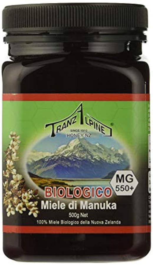 Tranzalpine Miele di Manuka Mg 550+ - 500 gr 4148462