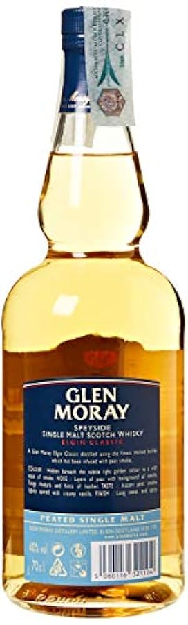 Glen Moray Elgin Classic Peated Speyside Single Malt Scotch Whisky - 700 ml 64044149