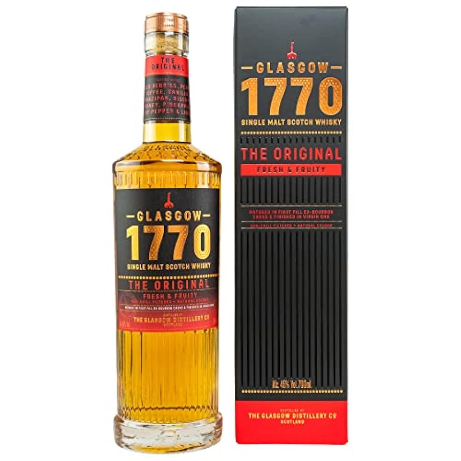 1770 glassgow Single Malt Scotch Whisky The Original Fresh & Fruity 46% Vol. 0,7l in Giftbox 30223495