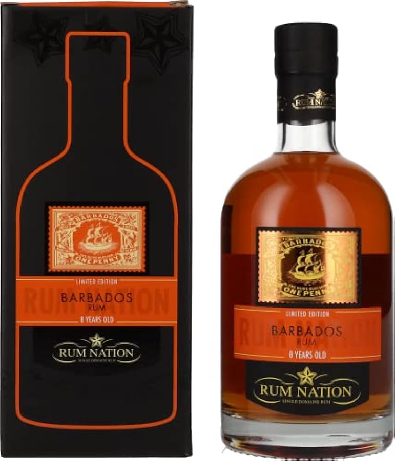 Rum Nation Barbados 8 Years Old Limited Edition 40% Vol