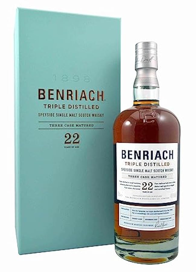 Benriach 22 Years Old Triple Distilled Three Cask Matured 46,8% Vol. 0,7l in Giftbox 718397081
