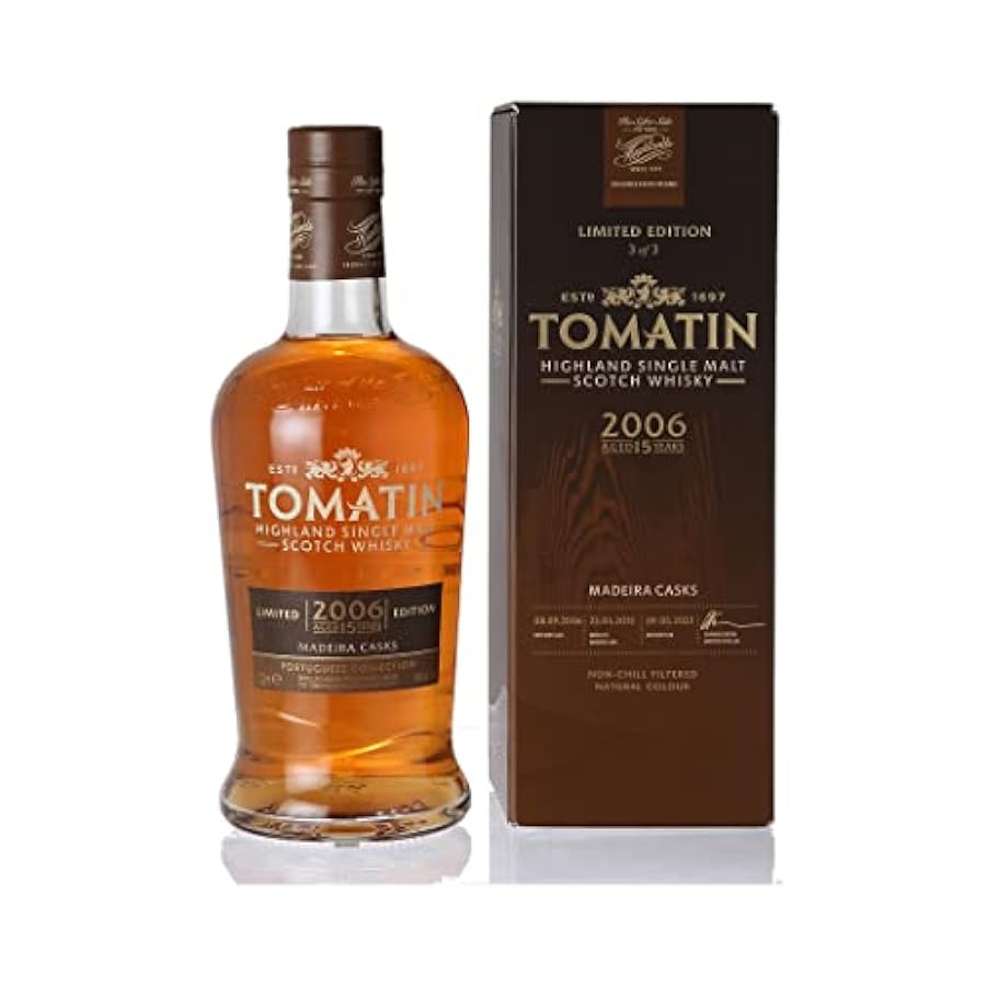 Tomatin 15 Years Old Portuguese Collection MADEIRA CASKS 2006 46% Vol. 0,7l in Giftbox 446929067