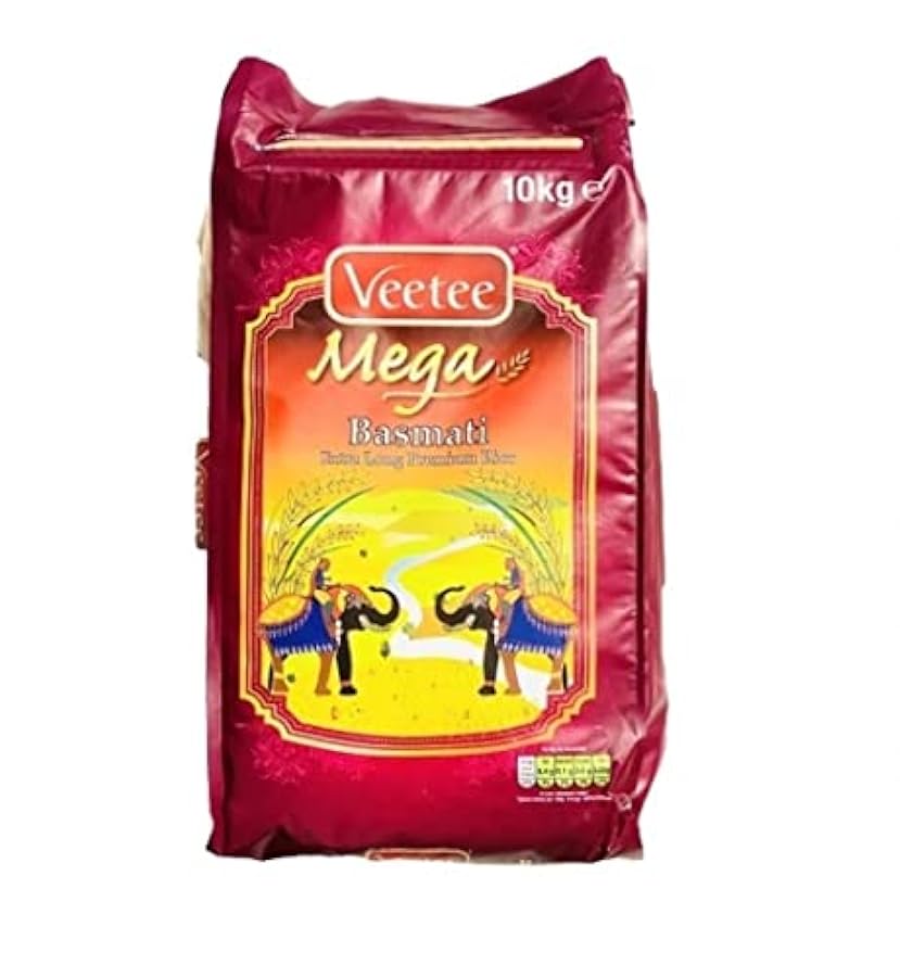 Veetee Mega Long Basmati Rice 10kg Confezione da 1 747515269