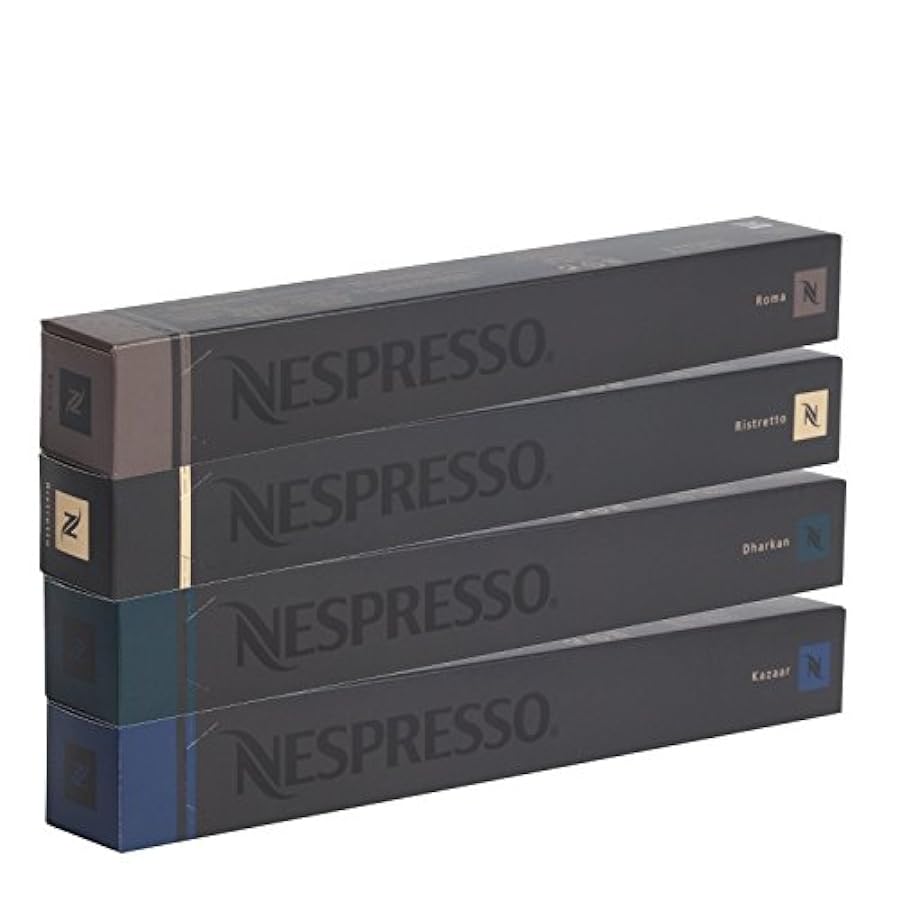 40 Nespresso mix (10 x Kazaar,10 x Dharkan,10 x Ristret