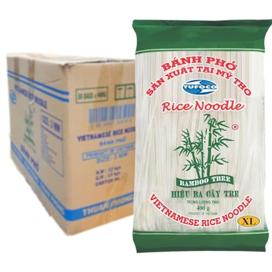 BAMBOO TREE Tagliatelle di riso 10Mm, Multipack, 30 X 400 GR 331164823