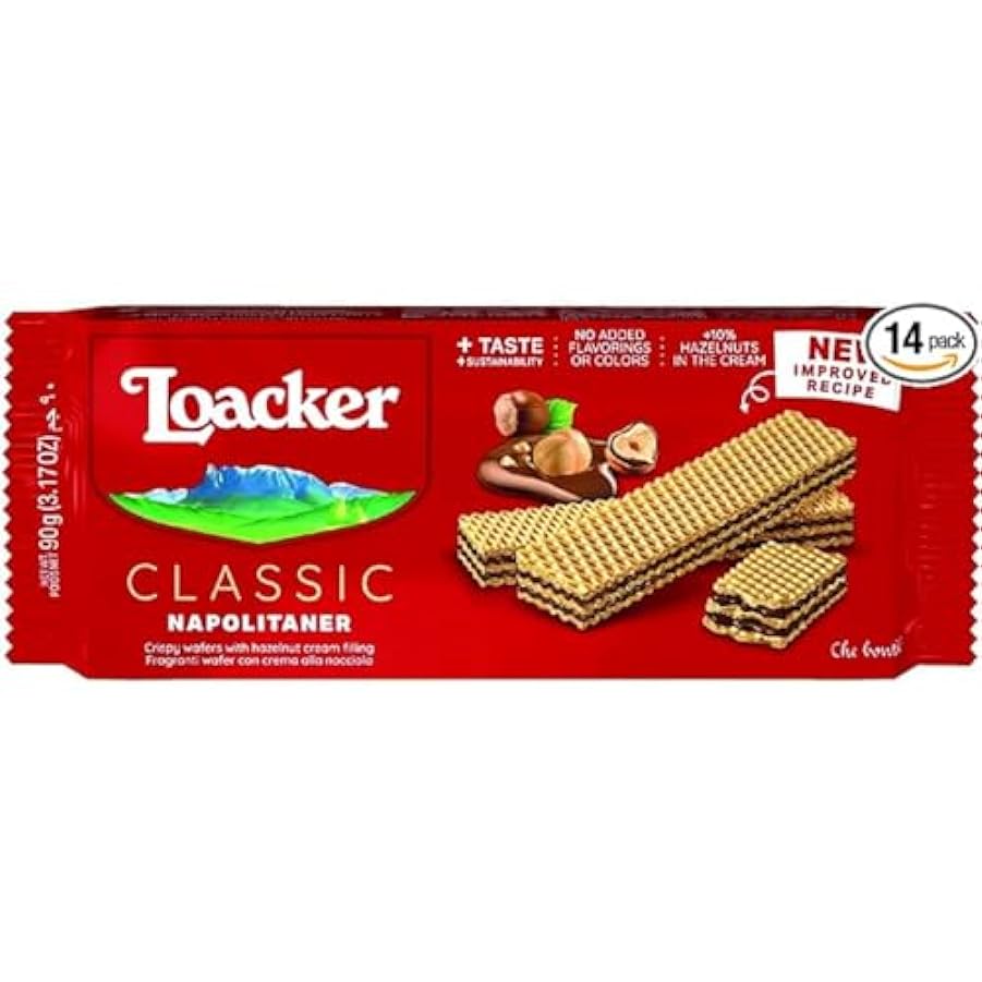 Loacker Napolitaner 90 g (Pack of 14) 446946866